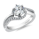 Spiral Style Diamond Engagement Ring